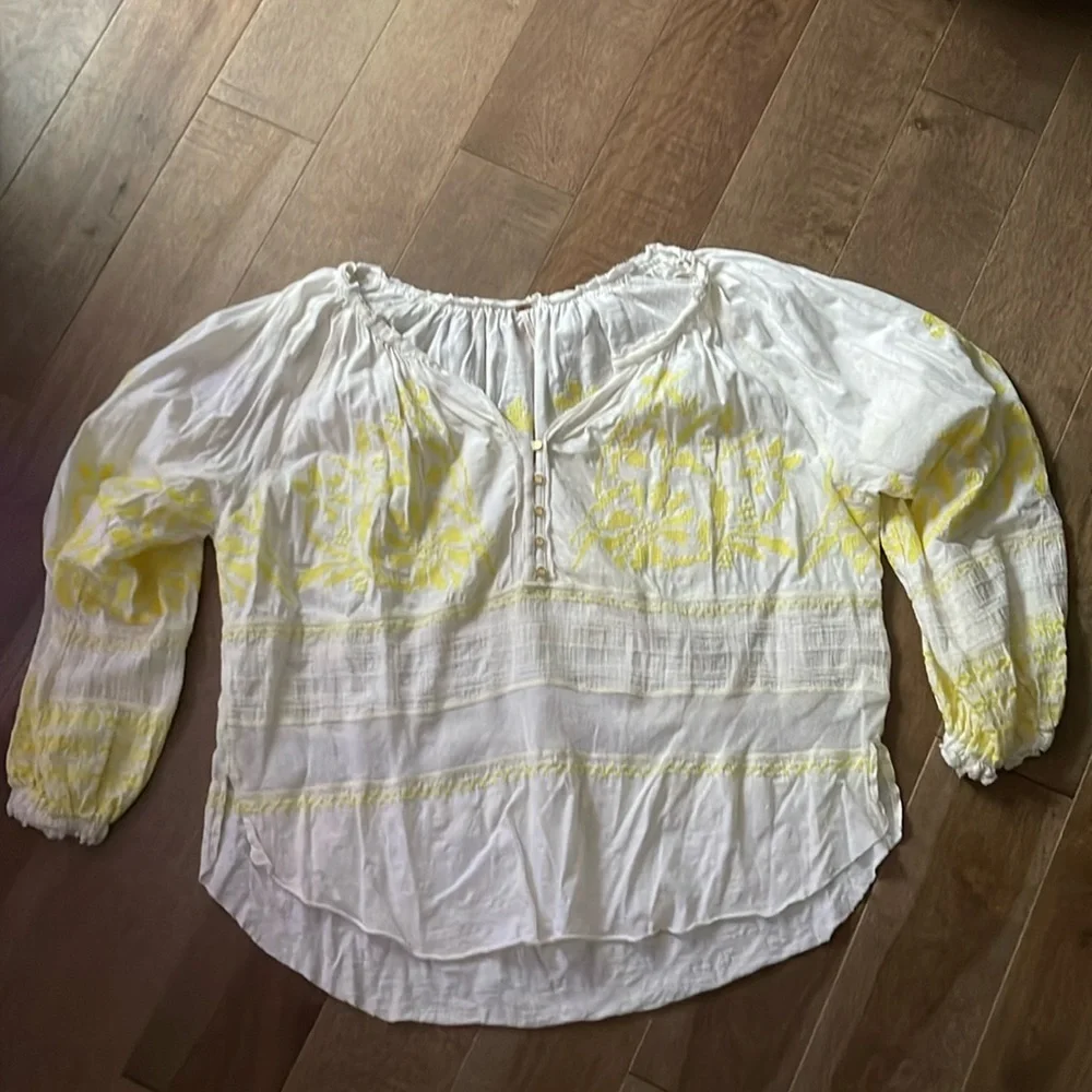FP Embroidered Boho Top